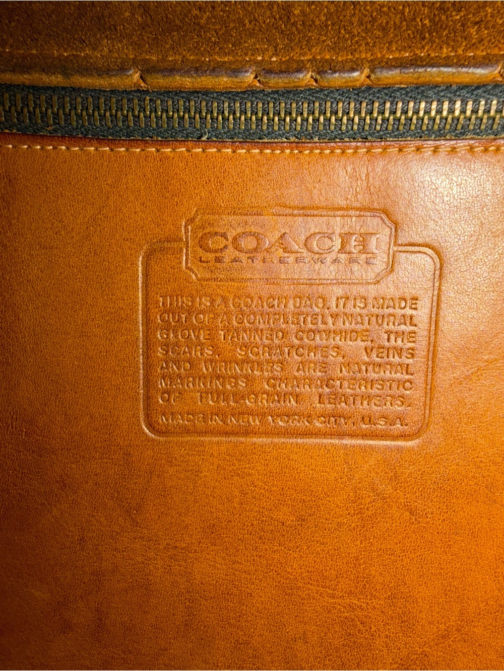 Vintage Coach Pre-Registration # Bonnie Cashin Classic Pouch (9170) made in NYC - Picture 6 of 13